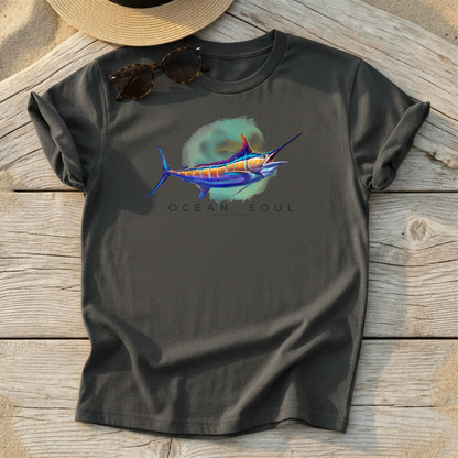 Ocean Soul - Blue Marlin Tee - Love My Oceans T-Shirt