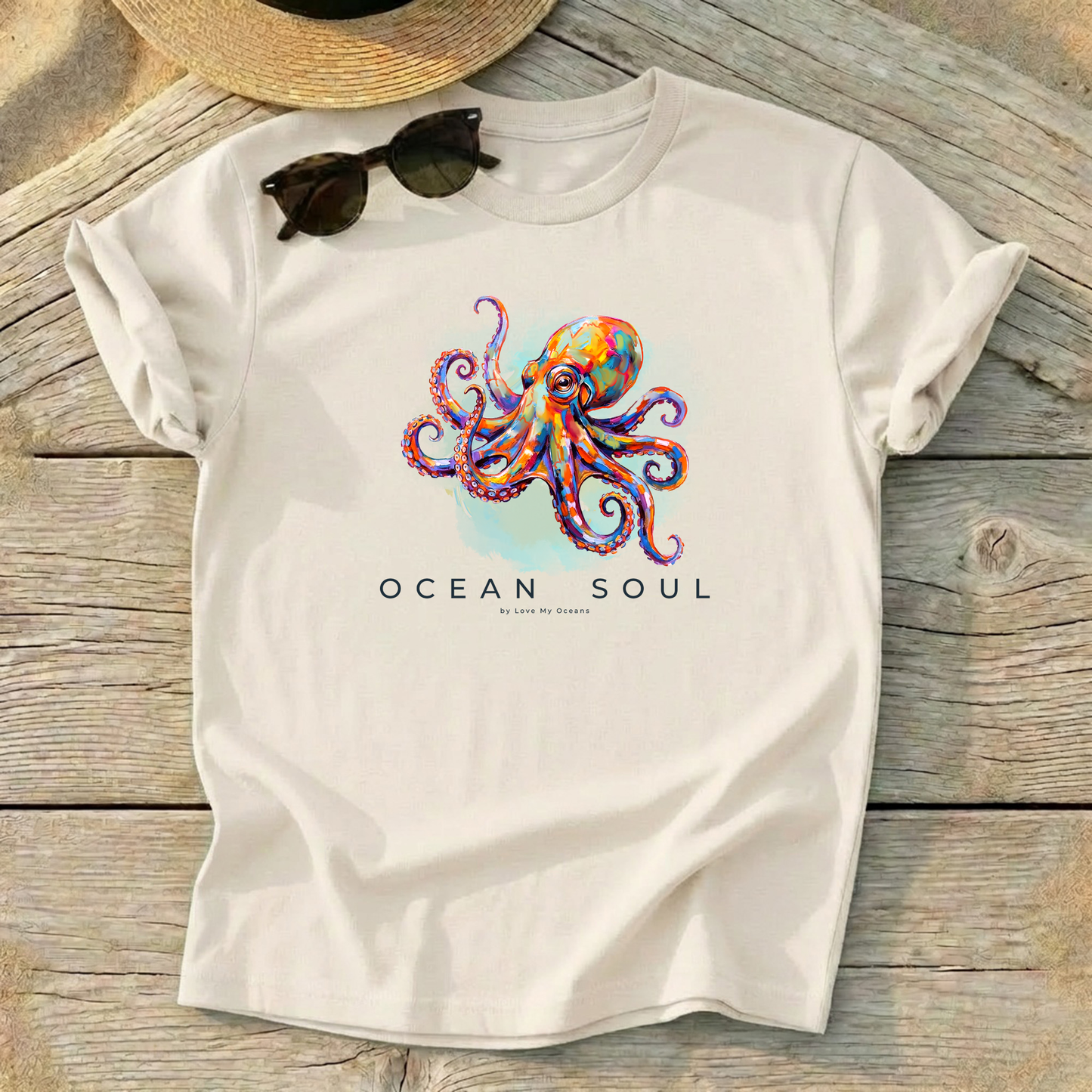 Ocean Soul Octopus Tee - Love My Oceans T-Shirt