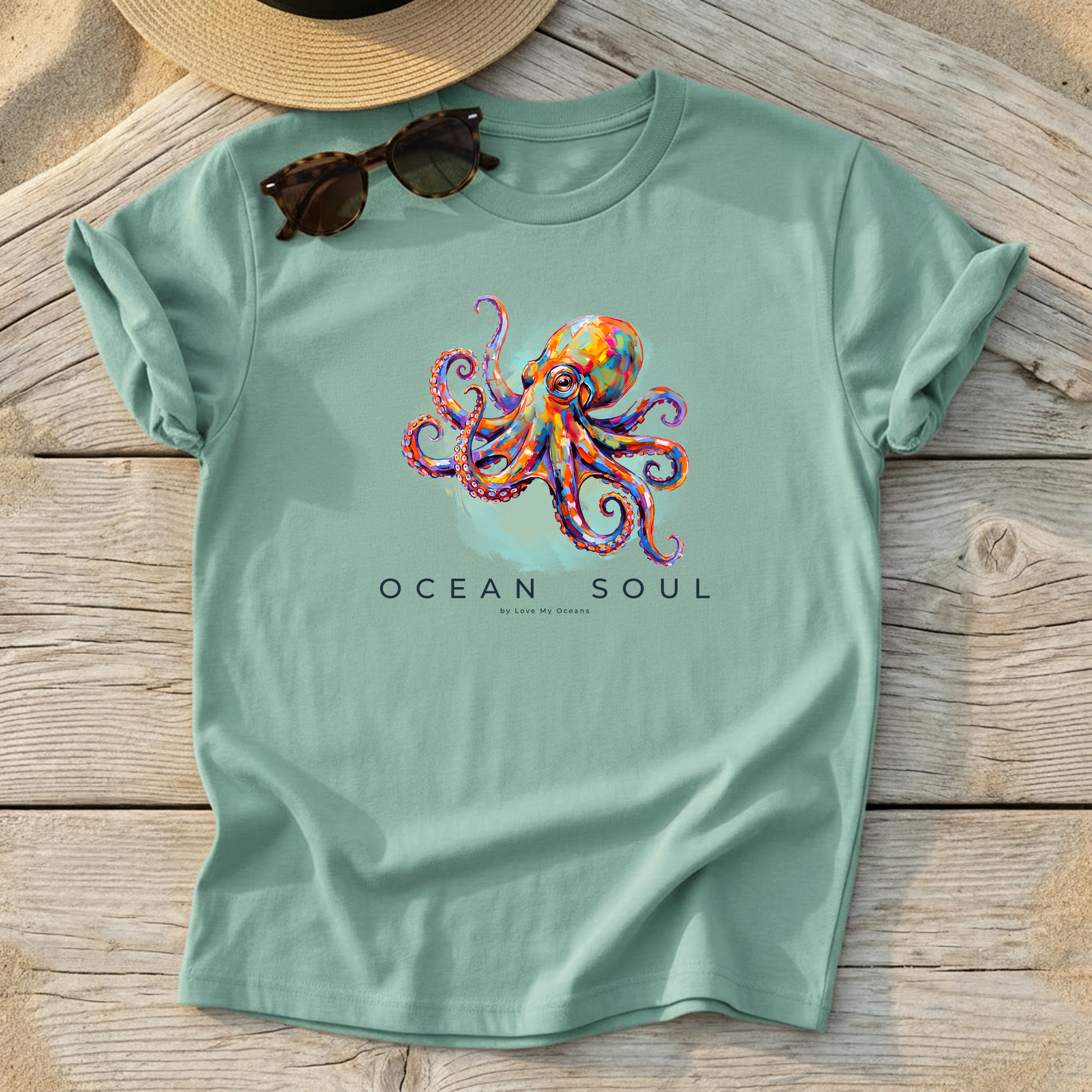 Ocean Soul Octopus Tee - Love My Oceans T-Shirt