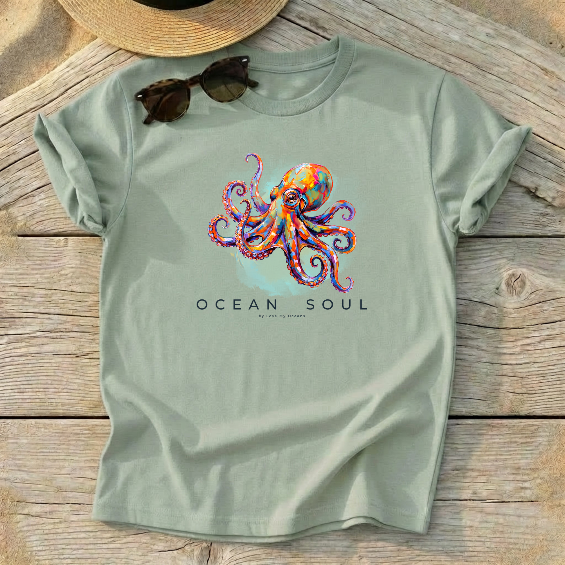 Ocean Soul Octopus Tee - Love My Oceans T-Shirt