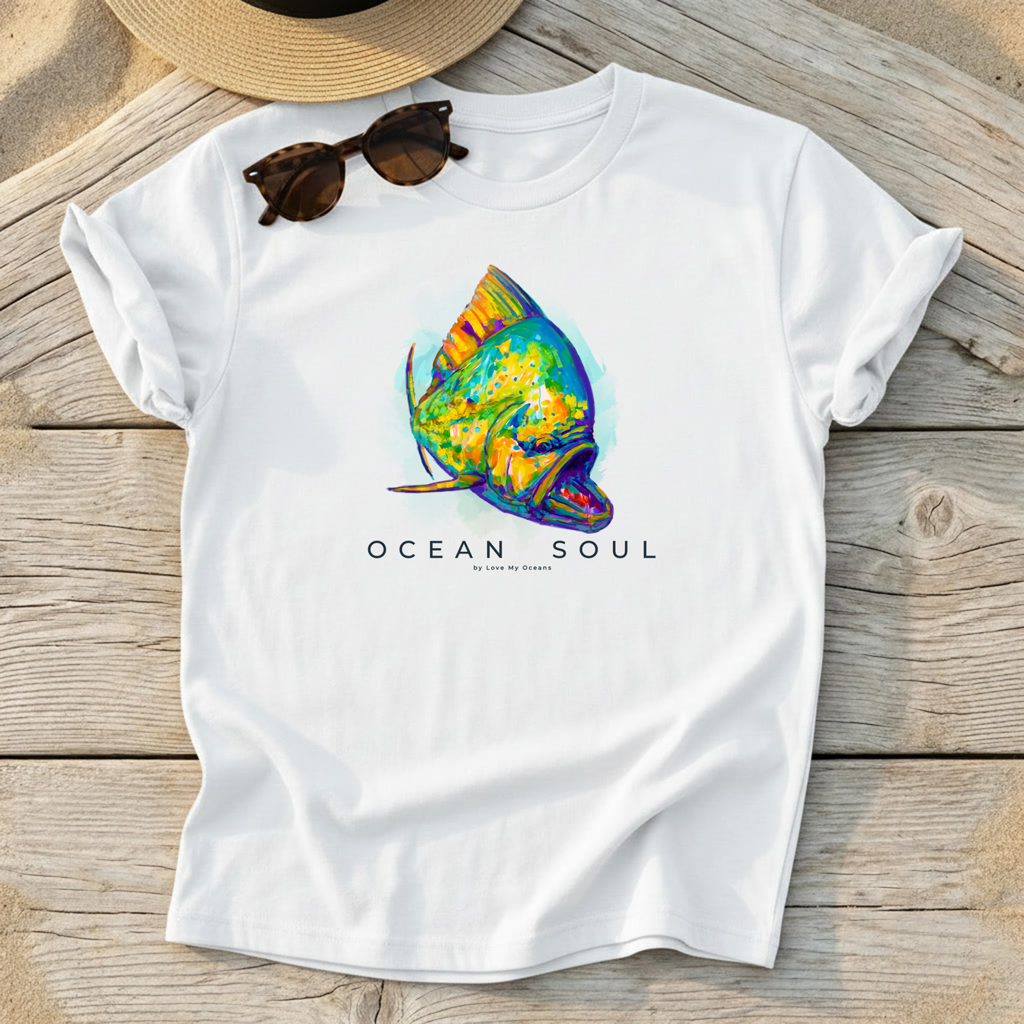Ocean Soul Mahi Mahi Tee - Love My Oceans T-Shirt