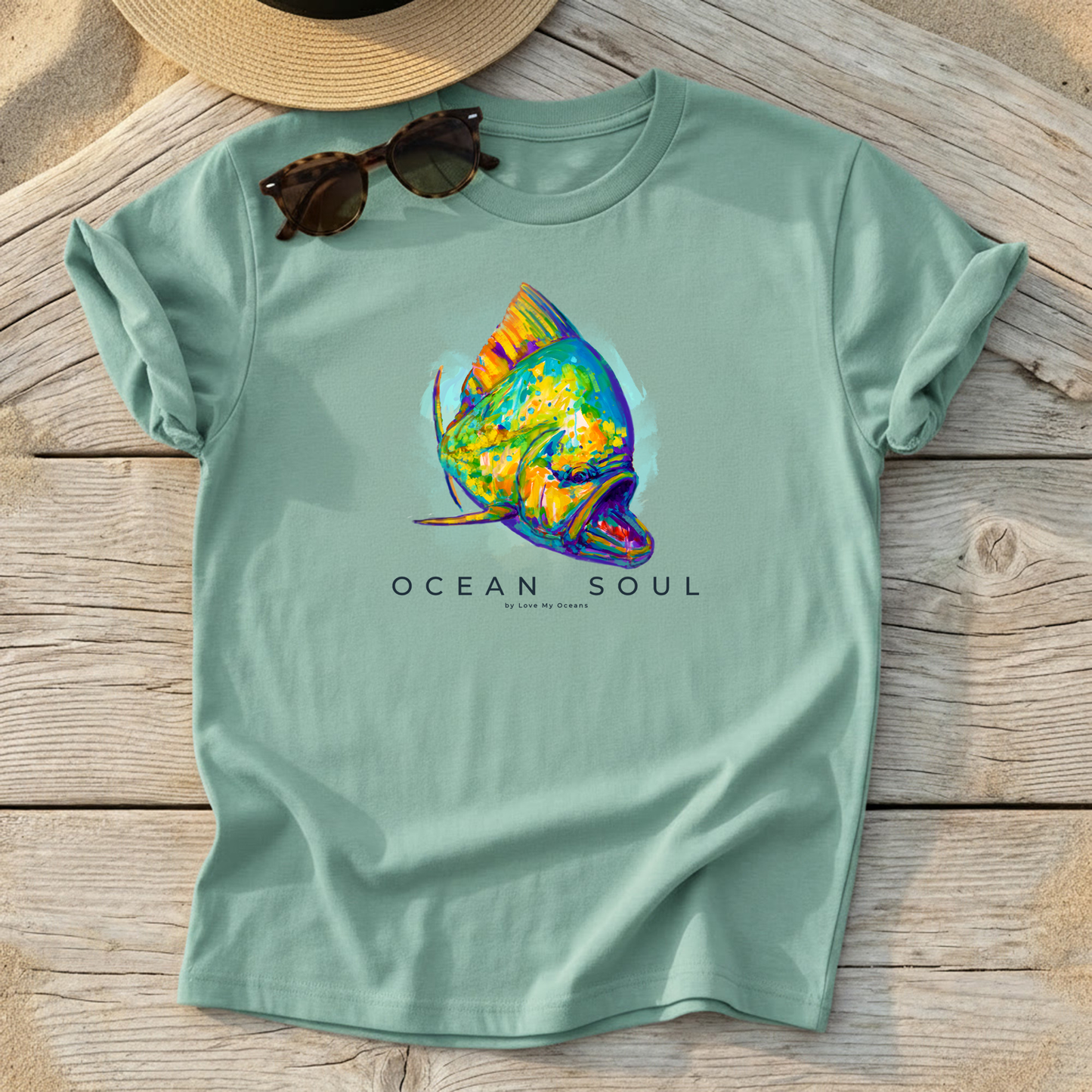 Ocean Soul Mahi Mahi Tee - Love My Oceans T-Shirt
