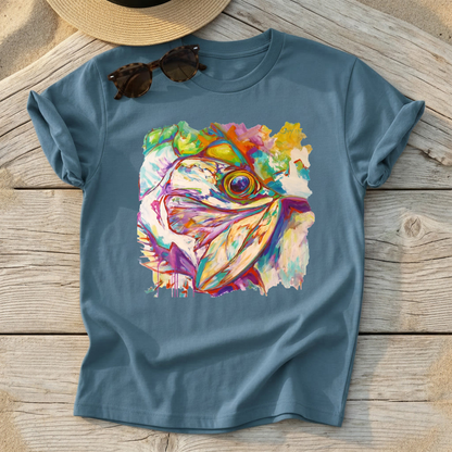 Tarpon Dreams Art Tee — tarpon fishing shirt, saltwater flats apparel, Love My Oceans