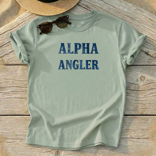 Alpha Angler Tee — fishing shirt, coastal angler apparel, Love My Oceans