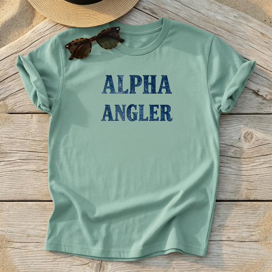 Alpha Angler Tee — fishing shirt, coastal angler apparel, Love My Oceans