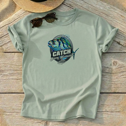 Savlen Roosterfish Tee by Mike Savlen — Catch Every Moment fishing shirt, coastal apparel, Love My Oceans
