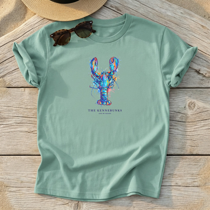 The Kennebunks Lobster Tee — Maine coastal lobster shirt, Love My Oceans