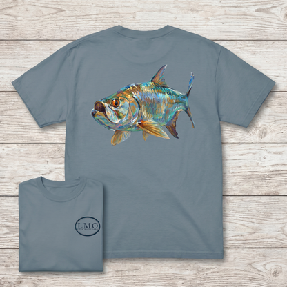 Back Bay Tarpon Art Tee | Inshore Tarpon Fishing Shirt