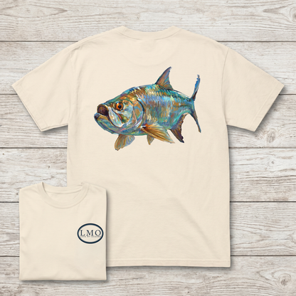Back Bay Tarpon Art Tee | Inshore Tarpon Fishing Shirt