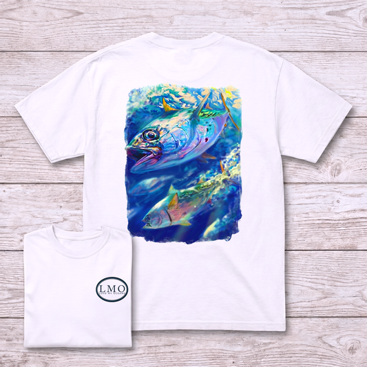 Albie Season | False Albacore Art Tee | Northeast Fishing Shirt | Love My Oceans