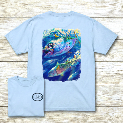 Albie Season | False Albacore Art Tee | Northeast Fishing Shirt | Love My Oceans