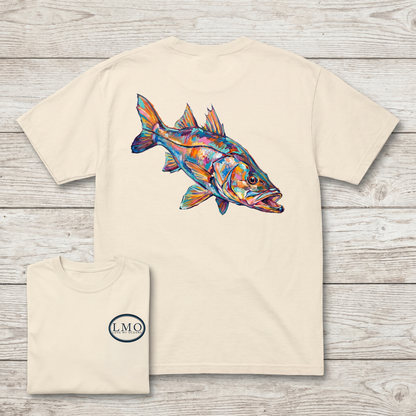 Shadow Line | Snook Art Tee | Inshore Fishing Shirt | Love My Oceans