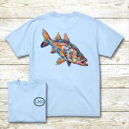 Shadow Line | Snook Art Tee | Inshore Fishing Shirt | Love My Oceans