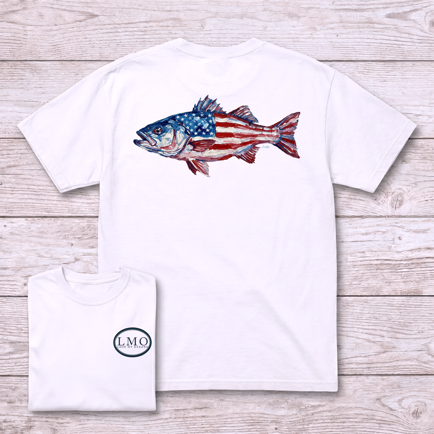 Old Glory Striper Heritage Tee