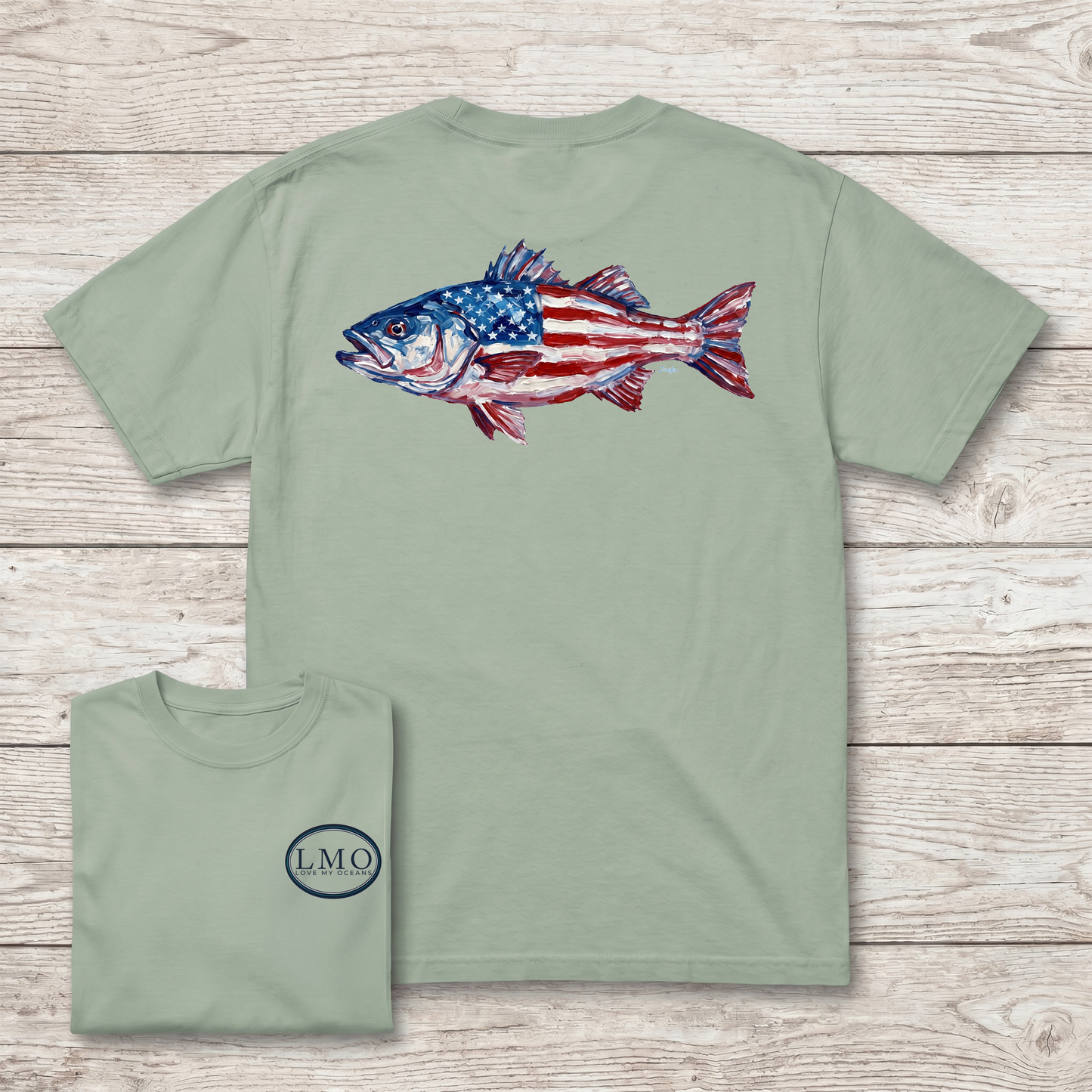 Old Glory Striper Heritage Tee