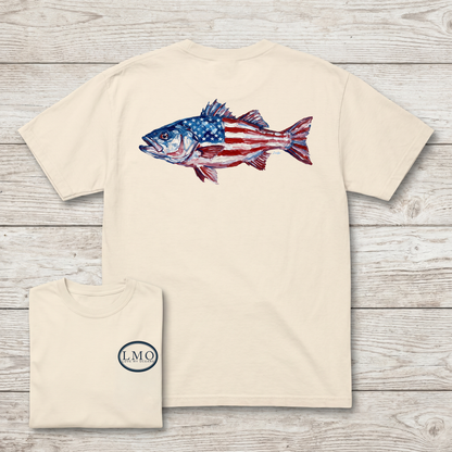 Old Glory Striper Heritage Tee