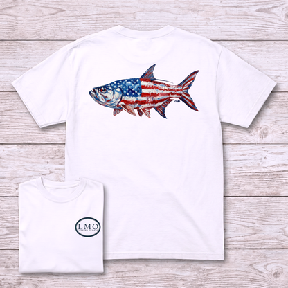 Old Glory Tarpon Heritage Tee