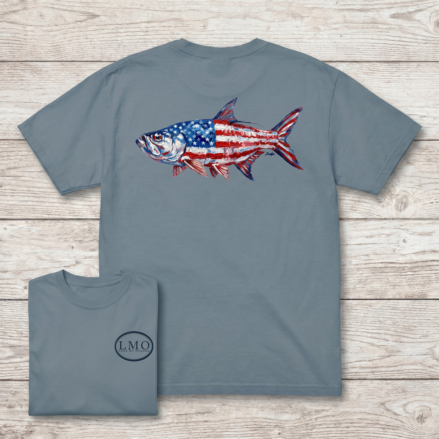 Old Glory Tarpon Heritage Tee