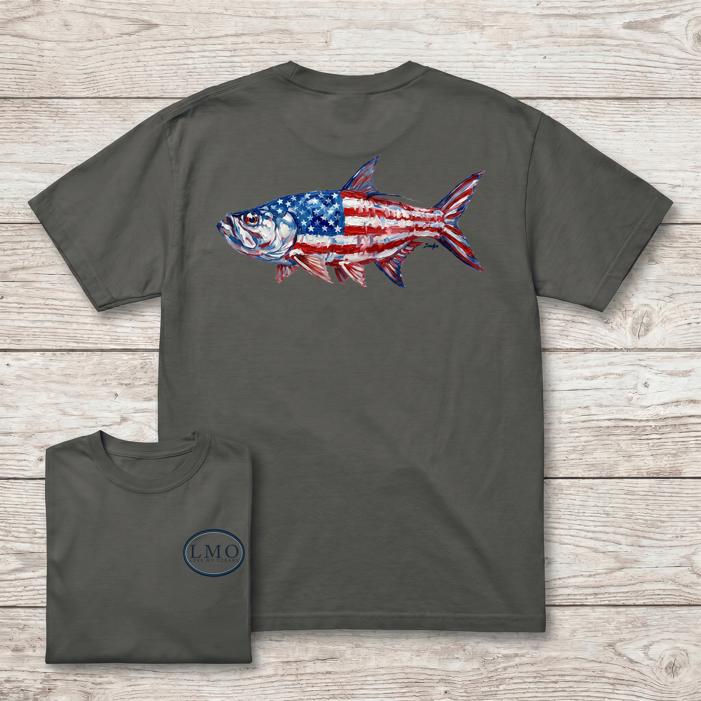 Old Glory Tarpon Heritage Tee