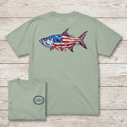 Old Glory Tarpon Heritage Tee
