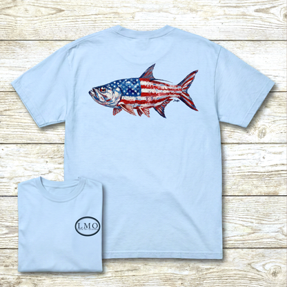 Old Glory Tarpon Heritage Tee
