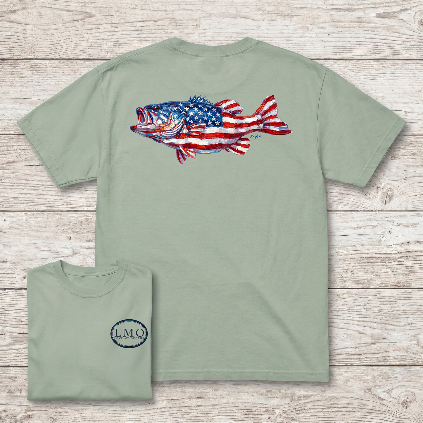 Heritage Largemouth Bass Tee