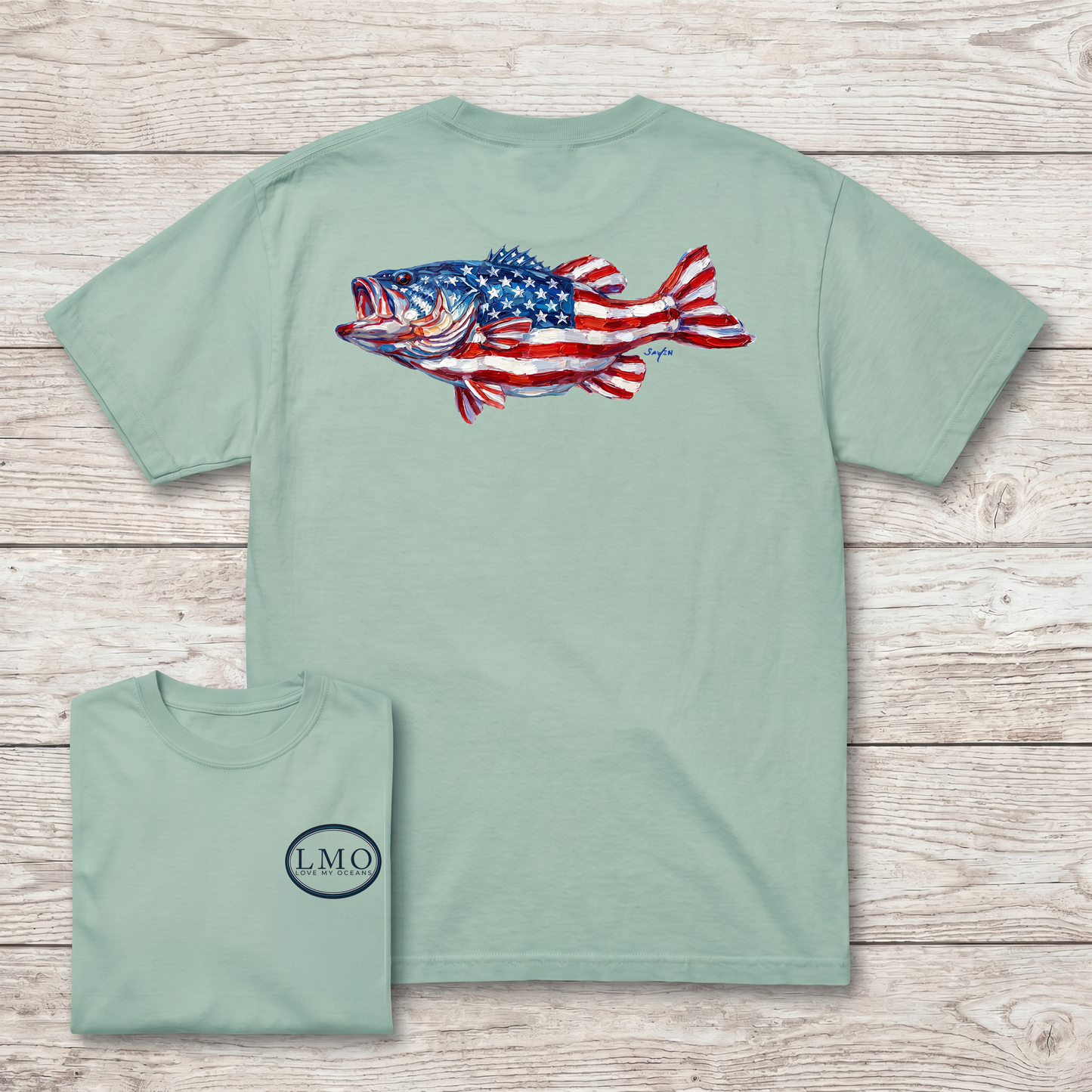 Heritage Largemouth Bass Tee
