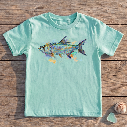 Kids Tarpon T-Shirt | Original Painted Art