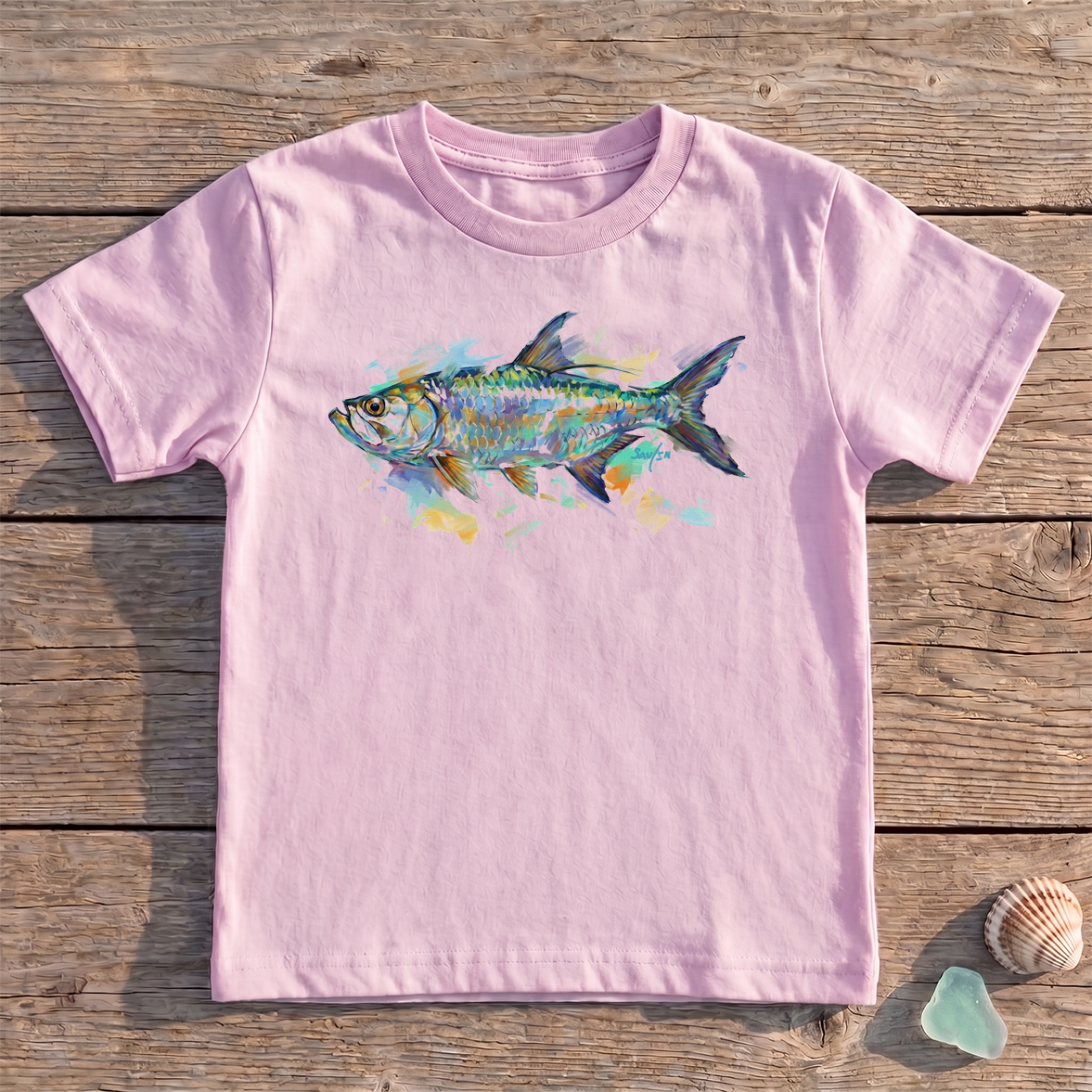 Kids Tarpon T-Shirt | Original Painted Art