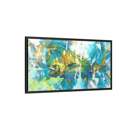 Toro — Mahi-Mahi Expressionist Contemporary Framed Art Print by Mike Savlen