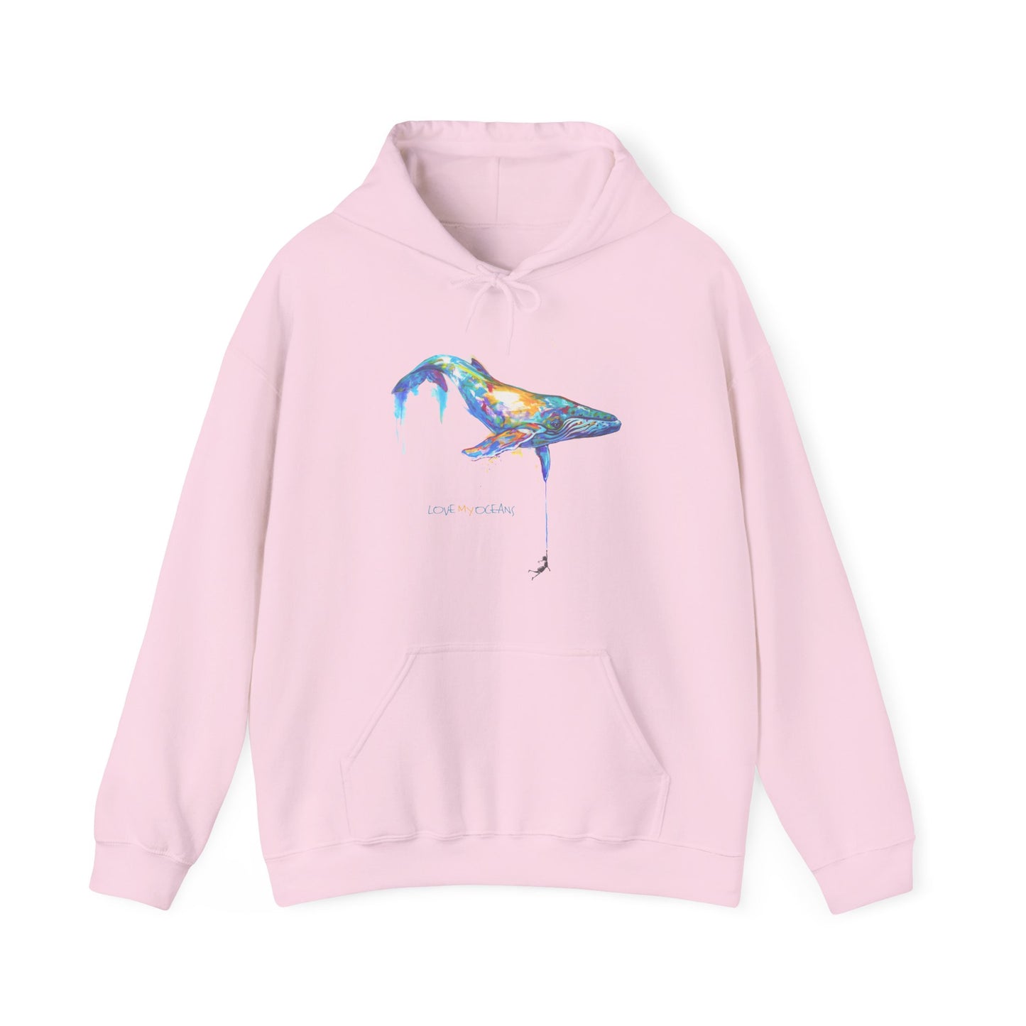 Humpback Whale, Hooded Sweatshirt - Love My Oceans Hoodie