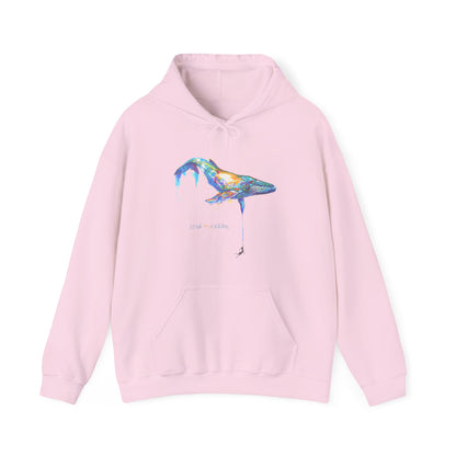 Humpback Whale, Hooded Sweatshirt - Love My Oceans Hoodie