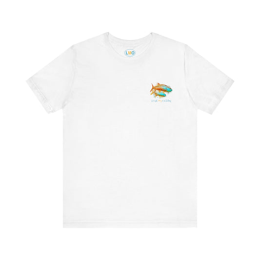 Hunting Tarpon - Crewneck Tee - Tarpon Angler Shirt - Love My Oceans T-Shirt