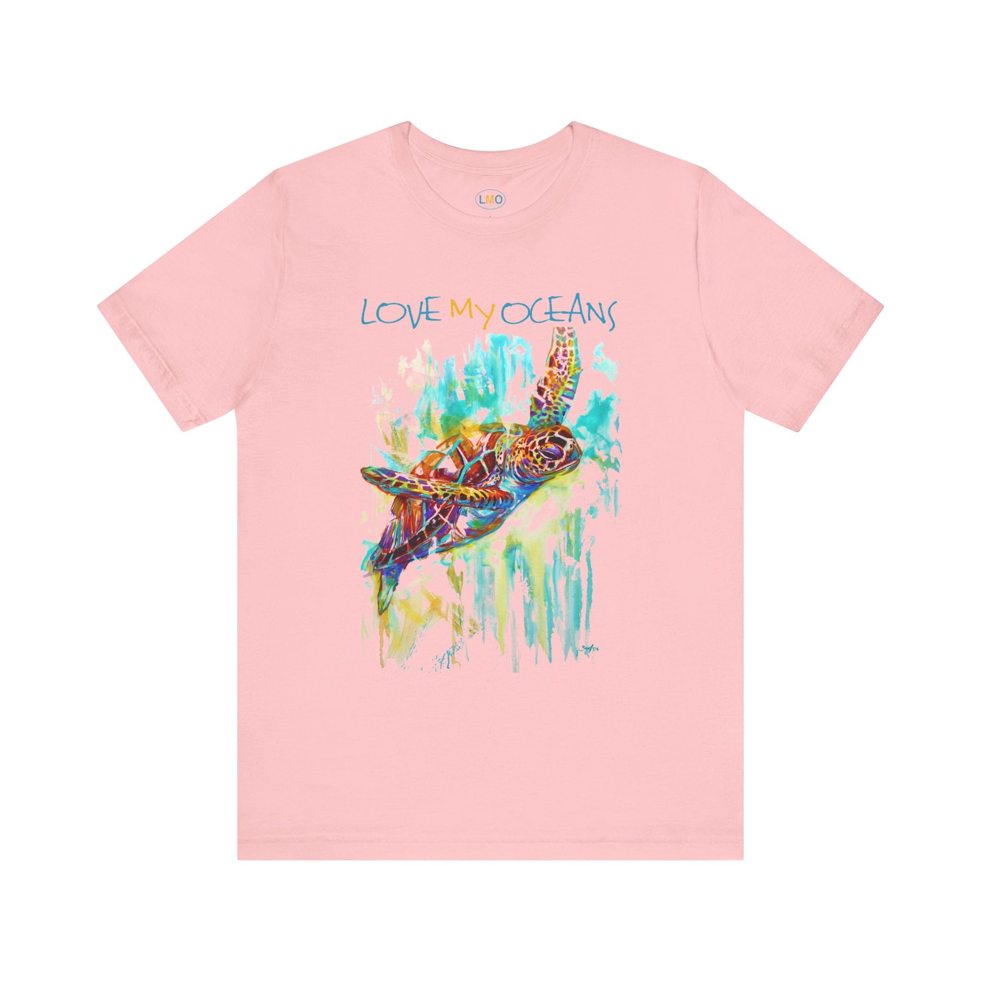 Colorful Sea Turtle - Coastal Wear - Love My Oceans T-Shirt