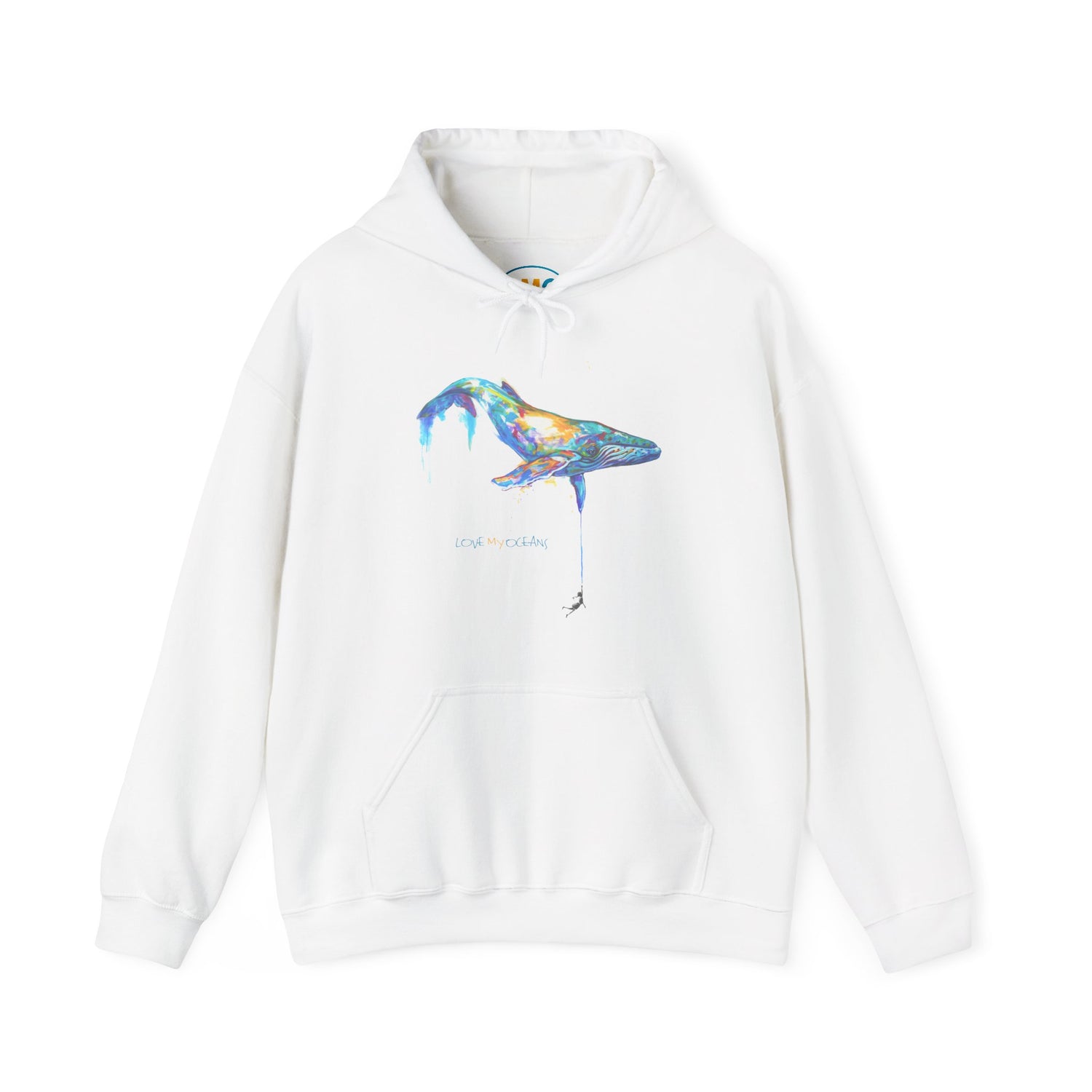 Humpback Whale, Hooded Sweatshirt - Love My Oceans Hoodie