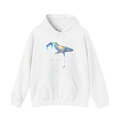 Humpback Whale, Hooded Sweatshirt - Love My Oceans Hoodie