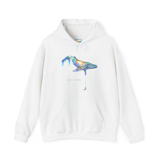 Humpback Whale, Hooded Sweatshirt - Love My Oceans Hoodie