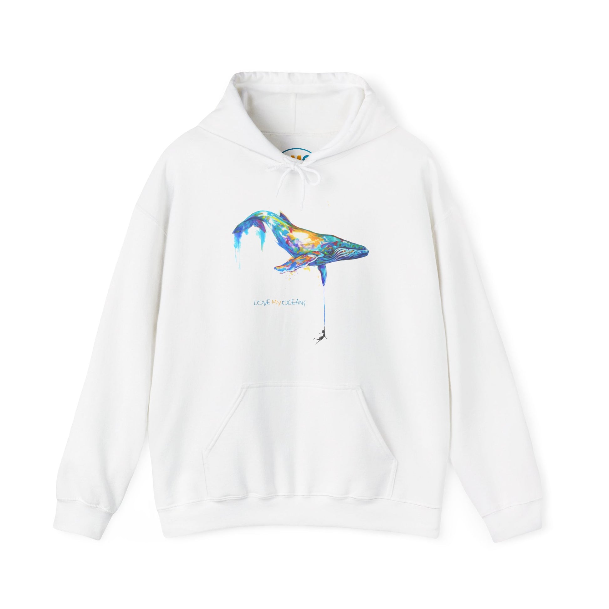 Love My Oceans™ "By a Thread" Humpback Whale Hooded Sweatshirt - Love My Oceans Hoodie