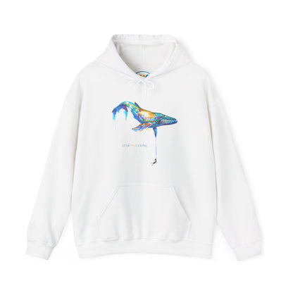 Love My Oceans™ "By a Thread" Humpback Whale Hooded Sweatshirt - Love My Oceans Hoodie