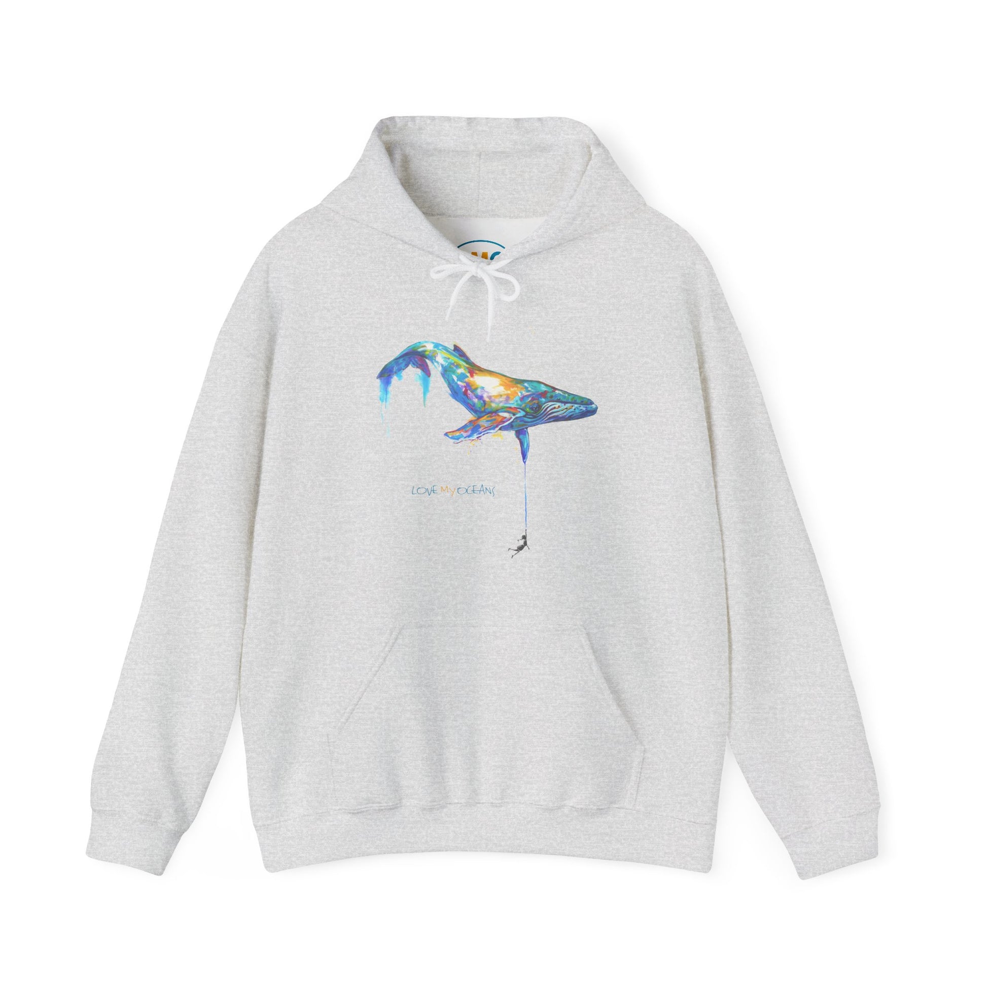 Humpback Whale, Hooded Sweatshirt - Love My Oceans Hoodie