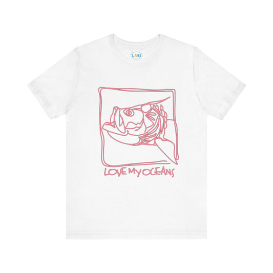 Sketchy Tarpon - Crewneck Tee - Tarpon Angler Shirt