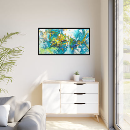 Toro — Mahi-Mahi Expressionist Contemporary Framed Art Print by Mike Savlen