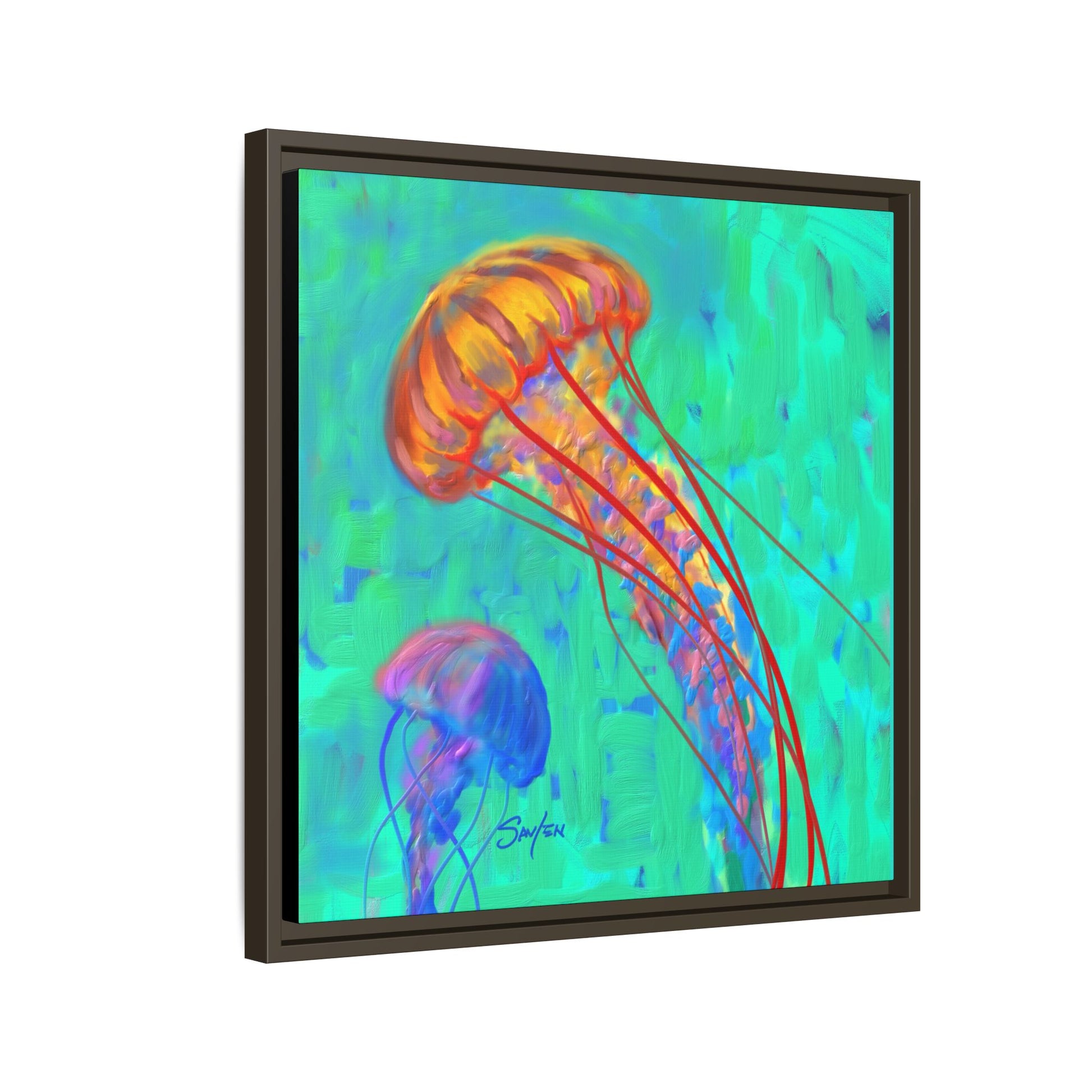 Canvas Print - Jellyfish by Mike Savlen - Love My Oceans Canvas