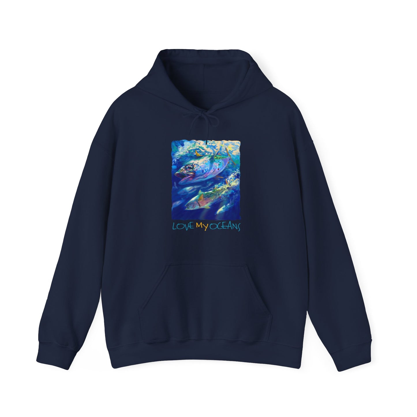 False Albacore | Love My Oceans | Hooded Sweatshirt | Fishing Shirt | Hoodie - Love My Oceans Hoodie