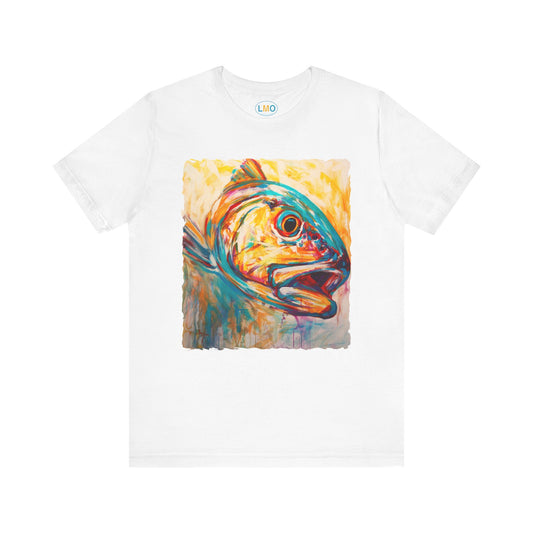 Redfish Tee | Fishing Shirt | Red Drum | Back Print