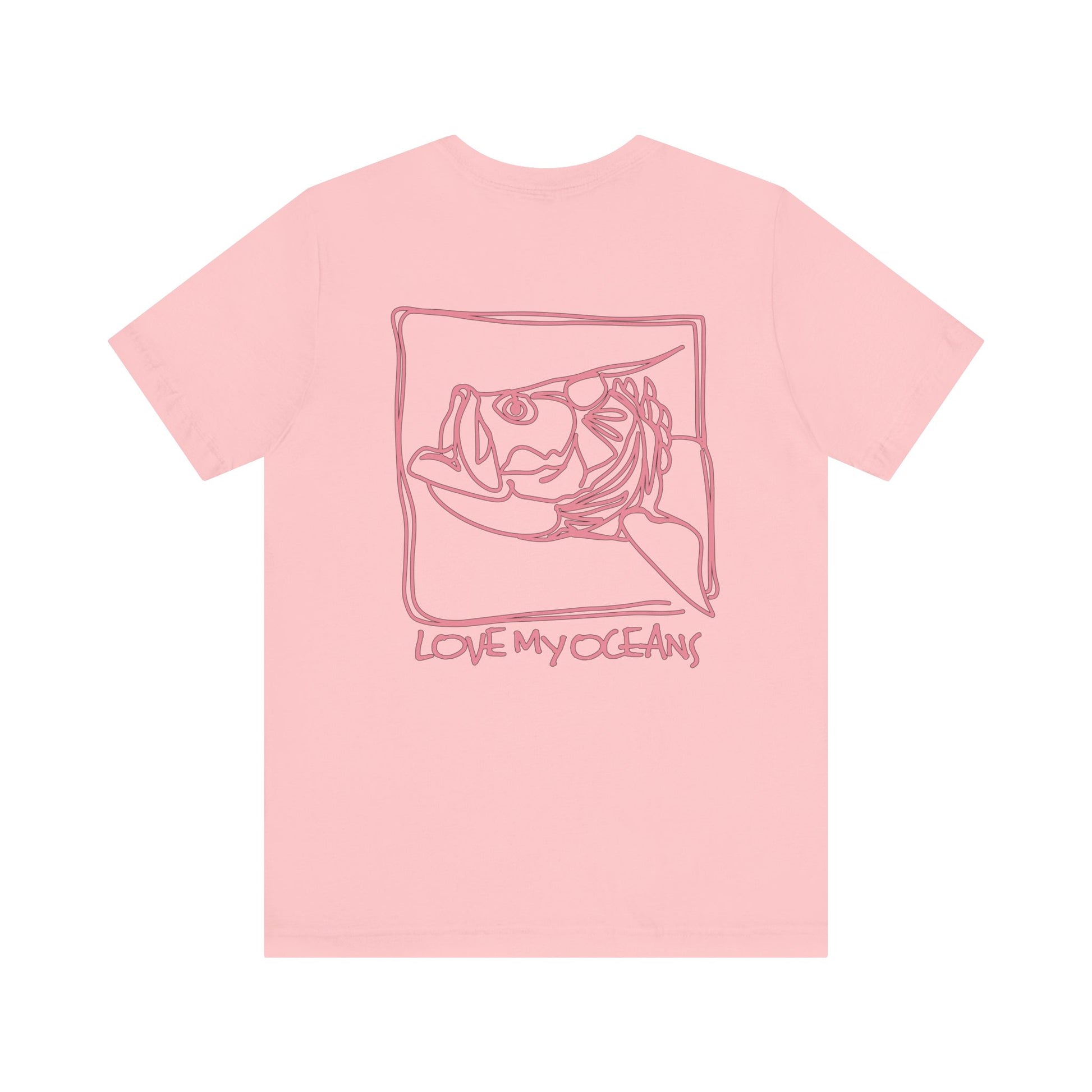 Sketchy Tarpon - Crewneck Tee - Tarpon Angler Shirt - Love My Oceans T-Shirt