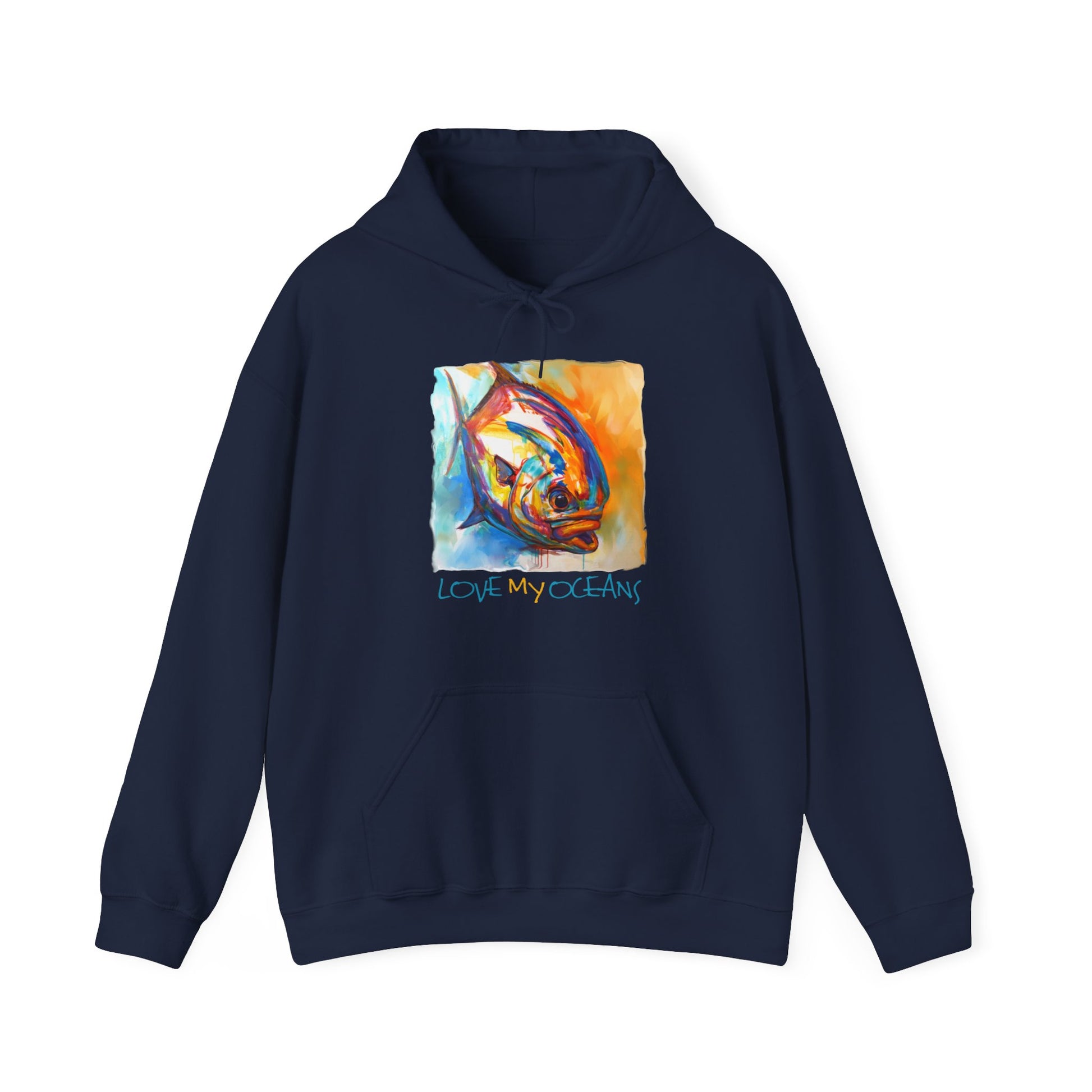 Fire Permit | Love My Oceans | Hooded Sweatshirt | Ocean Apparel | Hoodie - Love My Oceans Hoodie