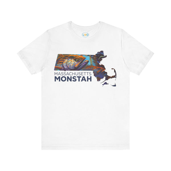 Massachusetts Monstah Striped Bass Tee - Love My Oceans T-Shirt