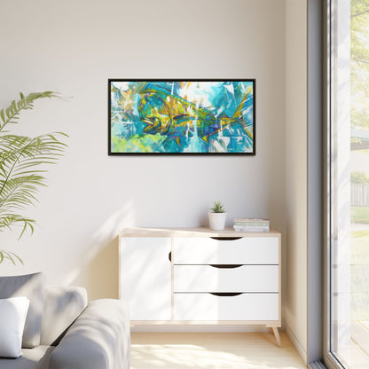 Toro — Mahi-Mahi Expressionist Contemporary Framed Art Print by Mike Savlen