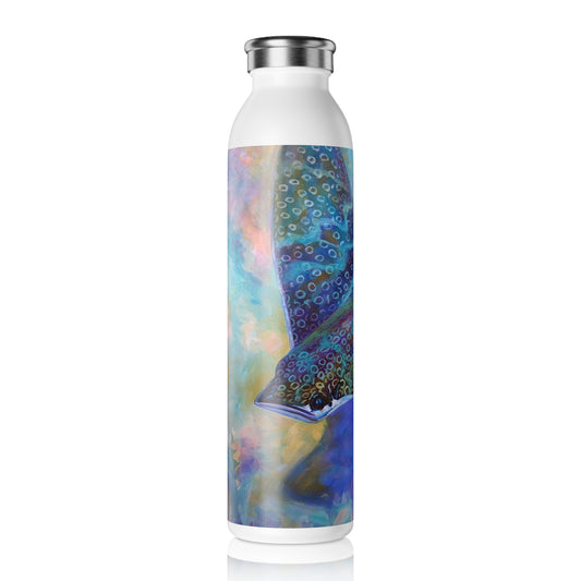 Spotted Eagle Ray - Vibrant Ocean-Themed Slim Water Bottle - Love My Oceans Mug